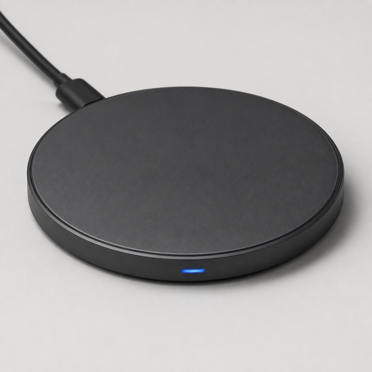 Original EchoNestGear product image: compact LED wireless charging pad