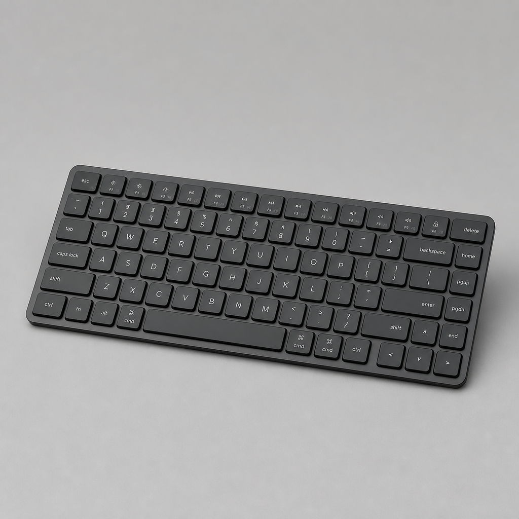 76-key portable Bluetooth keyboard — original EchoNestGear studio image