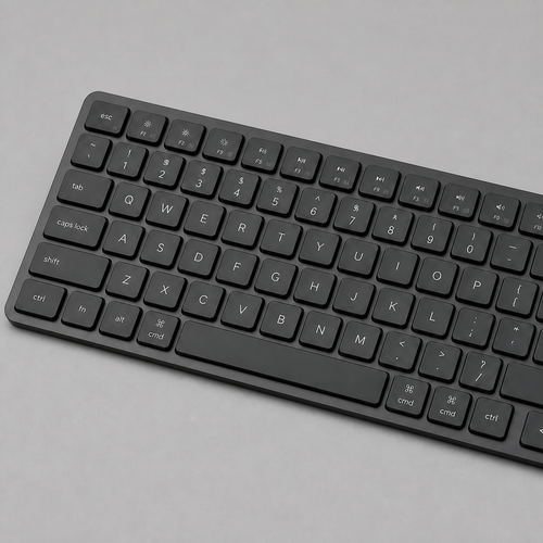 76-key portable Bluetooth keyboard — original EchoNestGear detail angle