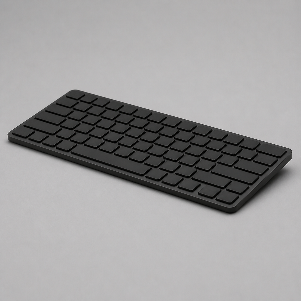76-Key Rechargeable Portable Bluetooth Keyboard — third view