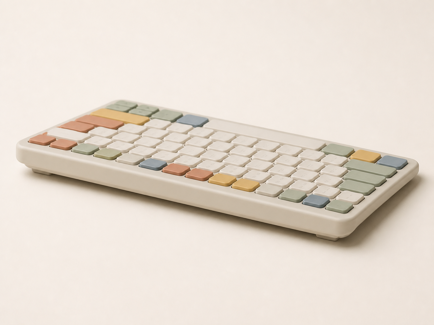 Multi-Color Wireless Bluetooth Keyboard — third view
