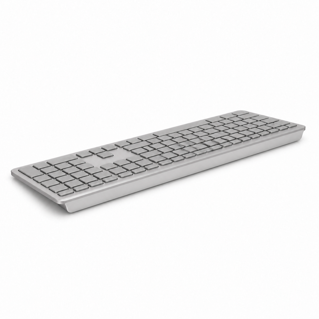 Rechargeable Bluetooth Office Keyboard — third view
