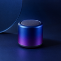 Mini gradient-cylinder Bluetooth speaker — original EchoNestGear studio image