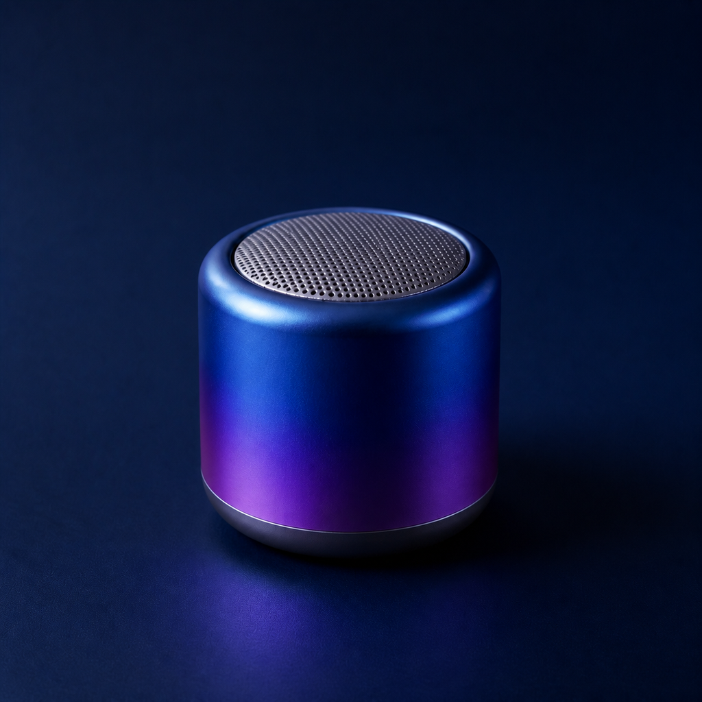 Mini Gradient-Cylinder Bluetooth Speaker — third view