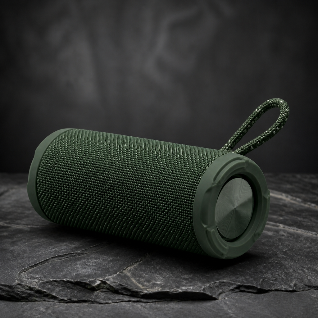 Outdoor Portable Bluetooth Speaker — side view