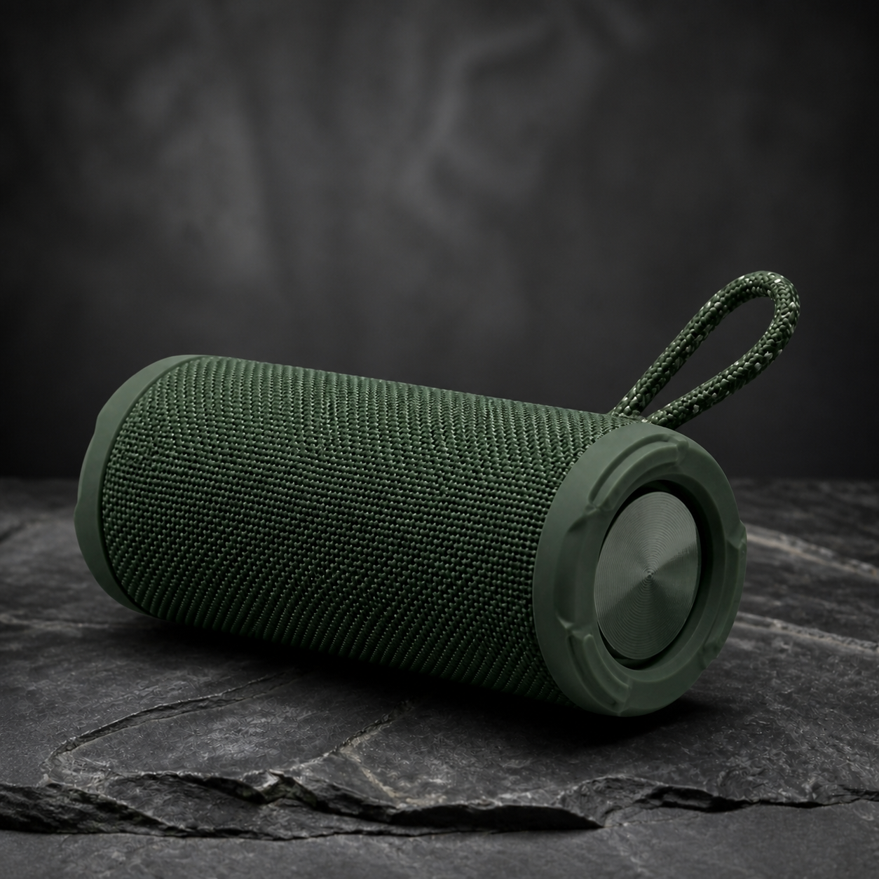 Outdoor Portable Bluetooth Speaker — side view